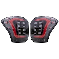 CLEAR/Black Sequential Signal LED Tail Lights For 2014-2018 Subaru Forester SJ
