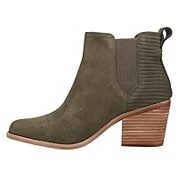 Womens Everly Pull On Casual Boots Ankle Mid Heel 2-3