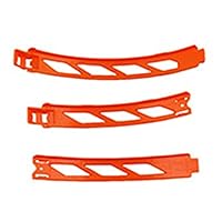 Replacement Parts for Hot Wheels Track Builder Unlimited Triple Loop Kit - GLC96 ~ Package of 3 Orange Track Loops ~ B1 and B2