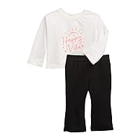 baby-girls Long Sleeve Tee Flare Pant Set