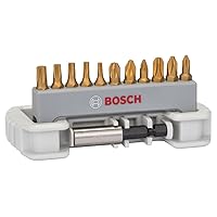 Bosch Professional 11+1tlg. Schrauberbit mit magnetischem Universalhalter