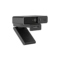CISCO DESIGNED Cisco Desk Camera 4K in Carbon Black with up to 4K Ultra HD Video, Dual Microphones, Low-Light Performance, 1-Year Limited Hardware Warranty (CD-DSKCAM-C-US)