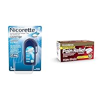 Nicorette 2 mg 20 Count Ice Mint Lozenges and GoodSense 500 mg 50 Count Extra Strength Caplets