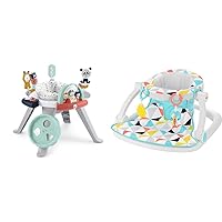 Fisher-Price Infant to Toddler 3-in-1 Activity Center and Portable Sit-Me-Up Floor Seat with Toys