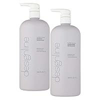 Super Silver Hair Care Duo, Shampoo and Conditioner 33.8 oz - Regis DESIGNLINE - Restore Moisture, Boost Color for Blonde, Grey, White Hair, Improves Elasticity to Prevent Color Fade (33.8 oz)