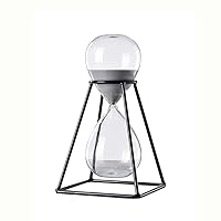 Metal Frame High Borosilicate Glass Hourglass Timer 30 Minutes Room Accessories Sandglass Funny Desktop Decor Toys