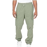 Cargo Pants for Mens Athletic Pants Cargo Pants Athletic Joggers Pants Chino Trousers Multi Pockets Work Pants