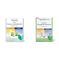 Hyland's Baby Mucus & Cold 8oz Day & Night Value Pack + Kids Organic Cough & Immune 8oz Day & Night Combo