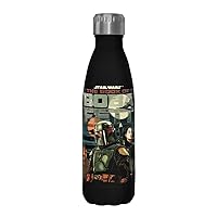 Bounty Buddies 17 oz Stainless Steel Water Bottle, 17 Ounce, Multicolored
