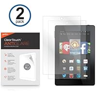 BoxWave Screen Protector Compatible With Amazon Fire HD 7 (4th Gen 2014) - ClearTouch Anti-Glare (2-Pack), Anti-Fingerprint Matte Film Skin for Amazon Fire HD 7 (4th Gen 2014)