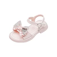 Girl Wedge Sandals Toddler Lightweight Casual Beach Shoes Children Summer Soft Anti-slip Sticky Shoelace Slippers Sandals