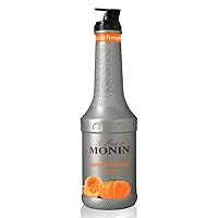 Monin - Spiced Pumpkin Purée, Pumpkin and Cinnamon Flavor, Natural Flavors, Great for Lattes, Milkshakes, Specialty Coffees, and Cocktails, Non-GMO, Gluten-Free (1 Liter), 33.81 Fl Oz