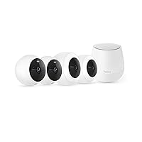 Noorio B210 & B310 Dou Outdoor Security Camera System, Wireless 2K Home Security, Battery Powered, Color Night Vision, Ultra-Bright Spotlight, 16GB Local Storage, Hub Included