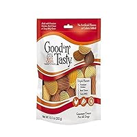Good'n'Fun Triple Flavor Wavy Chips Variety Pack, 10 oz, Treats for Dogs