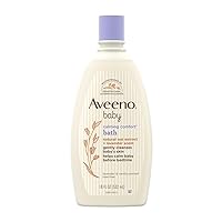 Aveeno Baby Calming Comfort Bath with Relaxing Lavender & Vanilla Scents, Hypoallergenic & Tear-Free Formula, Paraben- & Phthalate-Free, 8 fl. oz