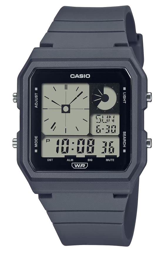 Casio POP Bio-Based Renewable Band LED Backlight World Time Daily Alarm Unisex Watch LF20W-8A2
