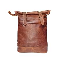 Leather Backpack (Brown)