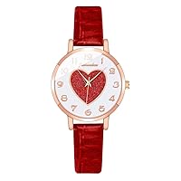 Fashion Women Wrist Watch, Lady Simple Leather Quartz Watches Ultra-Thin Analog Watches ，
