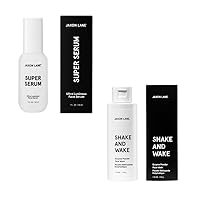 Shake And Wake Exfoliating Powder Face Wash & Super Serum Anti Aging Serum For Face