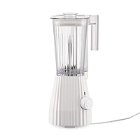 Alessi Plissé MDL09W/USA - Blender in Thermoplastic Resin, Graduated Pitcher in PCTG, US Plug 700W, White