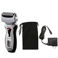 ES-RT51-S Arc3 Wet/Dry 3-Blade Pivoting Head Built-in Pop-up Trimmer Cordless Electric Razor for Smooth and Comfortable Shave Travel Pouch Included