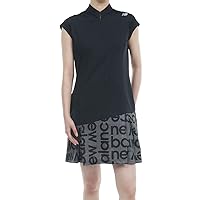 New Balance 012-3124503 Golf Short Sleeve Dress (Full Handle Logo Print, Sweat Absorbent, Quick Drying, Stretchable) / Women