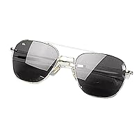 Rothco GI Type 'Ce' Aviator Sunglasses, 58mm, Gold/Smoke
