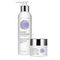 CONTROL CORRECTIVE Sensitive Skin Cleansing Milk & Sensitive Skin Enzyme Mask - Calming Cleanser & Hydration