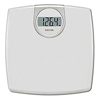 Taylor Digital 1.2-Inch LCD Bathroom Scale, 330 Lb Capacity, White
