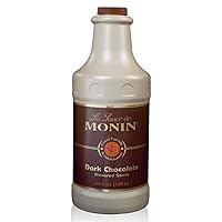 Gourmet Dark Chocolate Sauce, Velvety and Rich, Great for Desserts, Coffee, and Snacks, Gluten-Free, Non-GMO (64 Ounce)