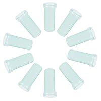 Happyyami 200pcs Flower Nutrition Tube Flower Water Container Plastic Water Tubes Rose Water Tubes Holder Roses Clear Plastic Water Bottles Preservation Keeping Tube pp vase with Cover White