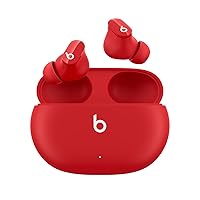 Studio Buds - True Wireless Noise Cancelling Earbuds - Compatible with Apple & Android, Built-in Microphone, IPX4 Rating, Sweat Resistant Earphones, Class 1 Bluetooth Headphones - Red