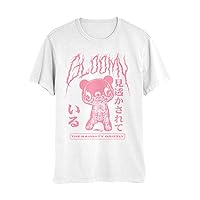 Gloomy Bear Pink Skeleton Mens and Womens Short Sleeve T-Shirt