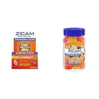 Zicam Cold Remedy with 25 Cherry Rapidmelts and 25 Assorted Fruit Drops, Zinc Homeopathic Cold Shortening Medicine