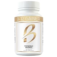 Weight Gainer B-12 Chewable Absorbs Faster Than Weight Gain Pills for Fast Massive Weight Gain in Men and Women While Opening Your Appetite More Than Protein