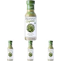 Briannas Organic French Vinaigrette Dressing, 10 FZ (Pack of 4)