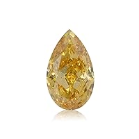 0.21 ct. GIA Certified Diamond, Pear Shape Cut, FVY - Fancy Vivid Yellow Color, VS2 Clarity Perfect To Set In Jewelry Ring Rare Engagement Gift