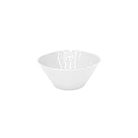 Costa Nova NOS192W Salad Bowl, Pot, S, 7.5 inches (19 cm), White, Dishwasher Safe, Microwave Safe
