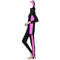 ZS ~ Hijab Detachable Muslim Swimsuit Islamic Modest Swimwear Beachwear Burkini Burqini