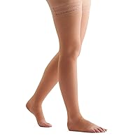 Women’s Thigh High 20-30 mmHg Open Toe Compression Stockings – Firm Pressure Compression Garment