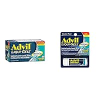 Advil Liqui-Gels Minis Pain Reliever Capsules Bundle - 80 Capsules 200mg + 8 Capsules 200mg