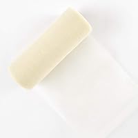 Creative Ideas 6-Inch by 25 Yards (75 Feet), White 29 Colors Available, Ivory