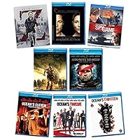 Ultimate Brad Pitt Blu-ray 8-Movie Collection: The Curious Case of Benjamin Button/ World War Z/ Troy/ Ocean's Eleven, Twelve & Thirteen 11,12 and 13/ Spy Game (+ Bonus 