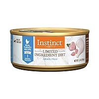 Instinct Limited Ingredient Diet Grain Free Real Turkey Recipe Natural Wet Canned Cat Food by Nature's Variety, 5.5 oz. Cans (Pack of 12)