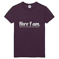 Here I Am What are Your Other Wishes Printed T-Shirt