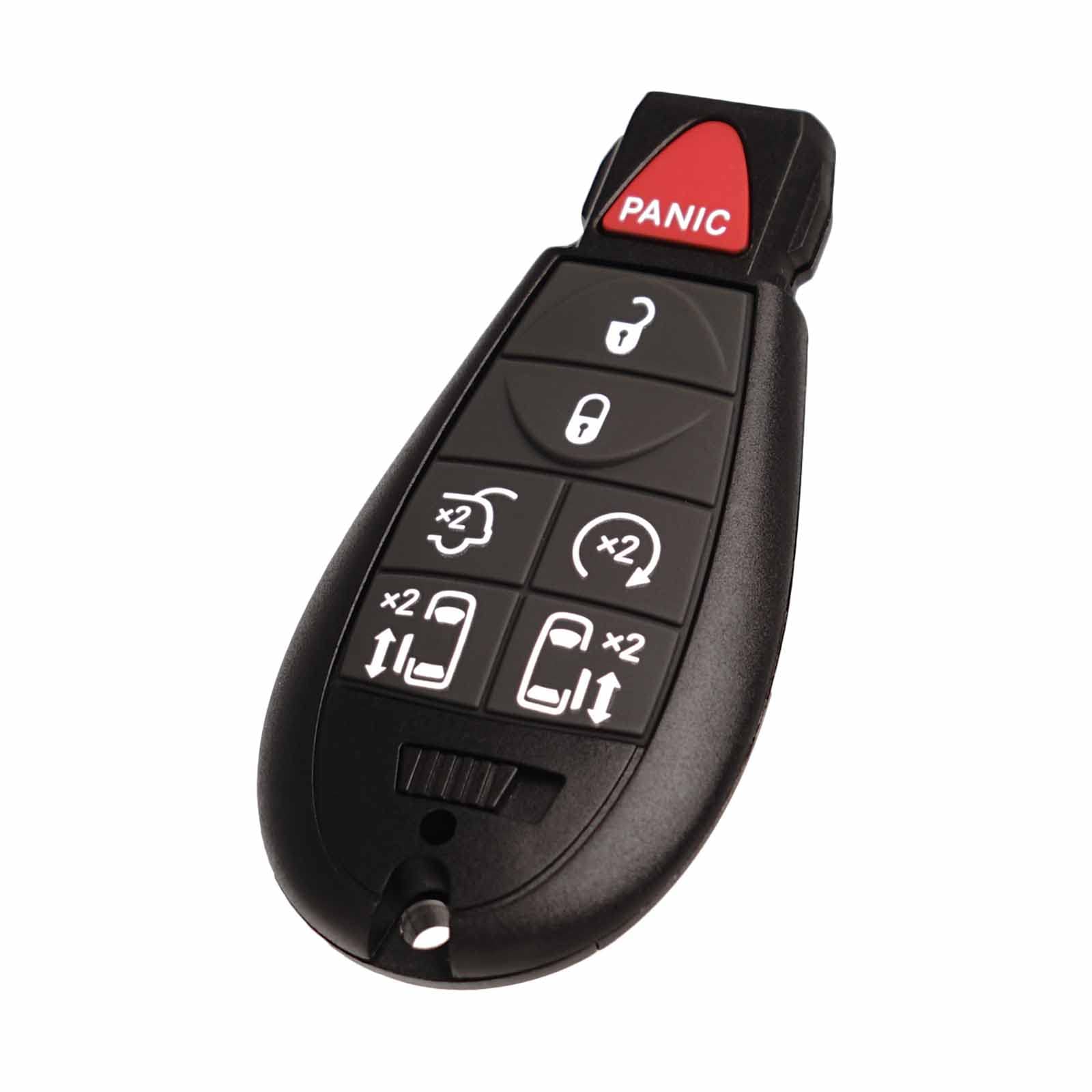 Keyless Entry Remote Control Key Fob FOBIK Replacement Fits for Dodge Grand Caravan 2008-2020 Chrysler Town Country Volkswagen Routan IYZ-C01C M3N5WY783X 56046709
