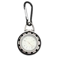 BESPORTBLE Fluorescent Climbing Watch Pocket Watches for Women Ladies Digital Watches Backpack Fob Watch Clip-on Hiker Watch Sports Watch Pocket Watch for Women Outdoor Strap Steel