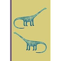 Notes: A Blank Guitar Tab and Music Notebook with Diplodocus Dinosaur Cover Art