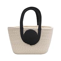 Large Capacity Tote Bag for Women Hand-Woven Straw Bag and Purse Travel Beach Totes Bag Woven Summer Tote Handbag
