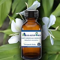 Pure White Ginger Lilly Absolute Oil (Hedychium coronarium) Premium and Natural Quality Oil (A4E_ABS_0066, 05 ML)